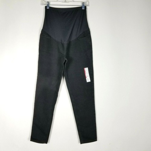 Time and Tru Maternity Skinny Jeans Size S Comfort Full Panel Belly Band Black