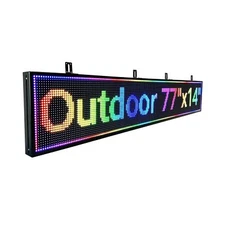 P10 Scrolling Programmable Led Sign For Business Custom Banner Advertising Ou...
