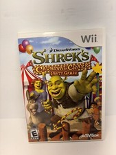 Shrek's Carnival Craze Party Kids Games - Nintendo Wii - Complete w/ Manual