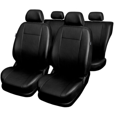 2+1 Gris Cuir Synthétique Lux Sitzbezüge Housses De Protection Haute Qualité Neuf Pour TOYOTA VW