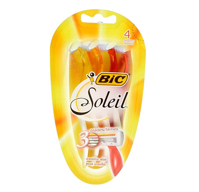 Bic Soleil Sensitive Disposable Razors 4 Count Women's