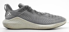 Mens Adidas Alphabounce Plus Running Shoes Size 13 Gray Silver EF1229 +