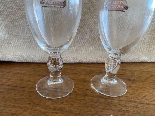 2 x Stella Artois Half Pint Chalice Glasses - Picture 4 of 5
