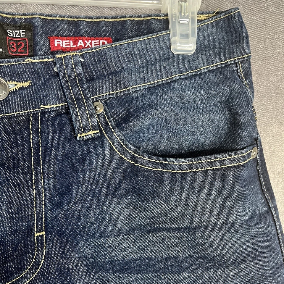 Pantalones cortos de mezclilla para hombre ecko unltd calce relajado ropa de calle talla 32 real (33Wx10L) Foto 4 de 4