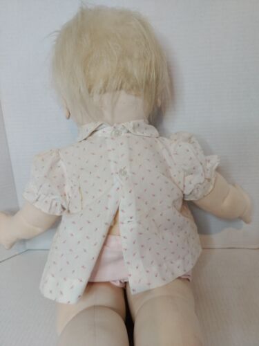 Vintage weiche Skulptur handgefertigte Puppe Junge 24 Zoll von Marie Uessell zärtliche liebevolle Pflege - Bild 13 von 18