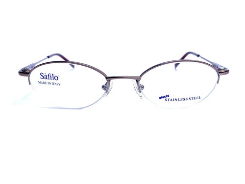 Safilo Canalino 02 VZH Matte Bronze Metal Round Eyeglasses 49mm Safilo Canalino 02 VZH Matte Bronze Metal Round Eyeglasses  main image 4