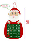 Personalized Santa Claus Christmas Advent Calendar for kids
