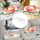 Acrylic Flower Pot Acrylic Flower Container Desktop Ornament Small Bouquet 2pk