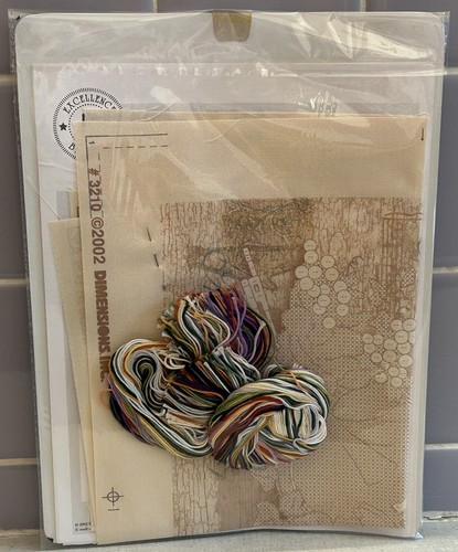 Dimensions #3210 Floral Harmony Counted Cross Stitch Kit 14" x 10" NEW Unused - Picture 3 of 3