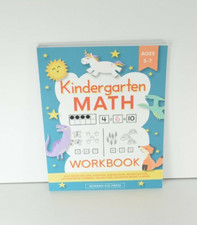 Kindergarten Math Workbook Kindergarten and 1st Grade Workbook Age 5-7  Home...