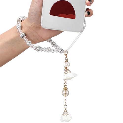 Mobile Phone Decorative Bracelet Crystal Lanyard Wrist Strap Chain - 第 11/11 張圖片
