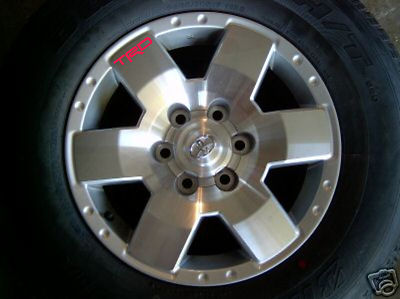 Toyota TRD Wheel Sticker Decal Kit 2 SIZES Tundra FJ Tacoma 4Runner Off Road