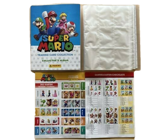 Panini Super Mario Trading Cards Sammelmappe leer ohne Karten deutsch - Picture 1 of 1