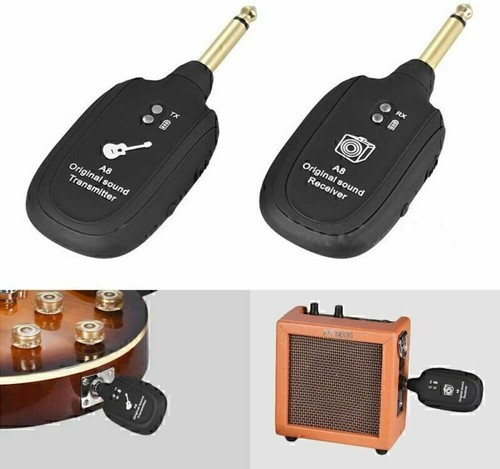 UHF Drahtlose Gitarren Sender Empfänger Funksystem E-Gitarreneffektor 20Hz- I5K4 - Bild 6 von 13