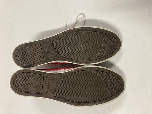 Philadelphia Phillies Logo Mens Low Top Red Canvas Sneakers Size 10.0 - Picture 7 of 8