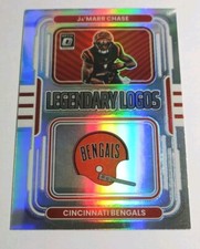 2022 Donruss Optic Ja'Marr Chase Legendary Logos Silver Holo LL-7 Bengals