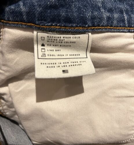 AYR Yes Yes Yes Jeans Women's Cropped Medium Wash Premium Stretch Denim 34 - Picture 4 of 10