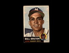 1953 Topps 214 Bill Bruton RC POOR #D818533