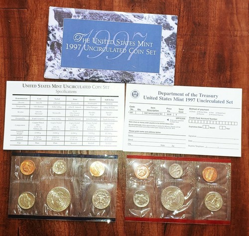 US Uncirculated Mint Sets 1997 & 1998 P&D with OGP & COA- 20 Coins - Picture 3 of 6