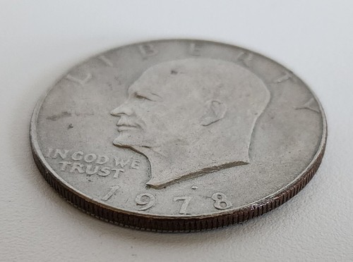 1978 Eisenhower Liberty One Dollar USA Coin D Mint Mark - Dwight Eisenhower 34th - Picture 17 of 23