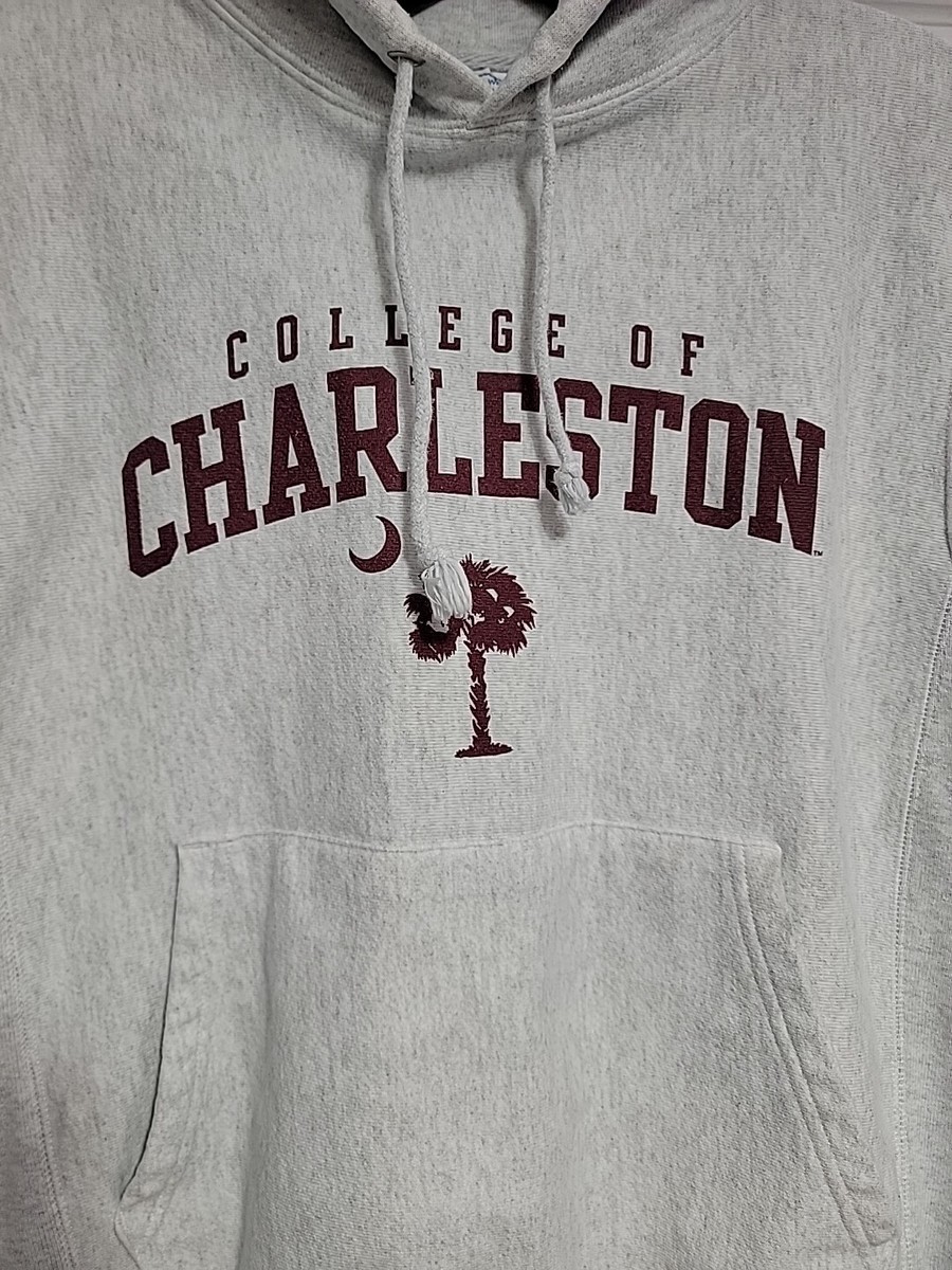 Vintage Champion Reverse Weave Hoodie Sweatshirt Gray Sz S