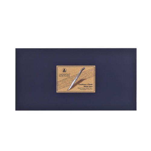 LAGUIOLE - Set of 4 metal table knives RRP £130 - Picture 5 of 5