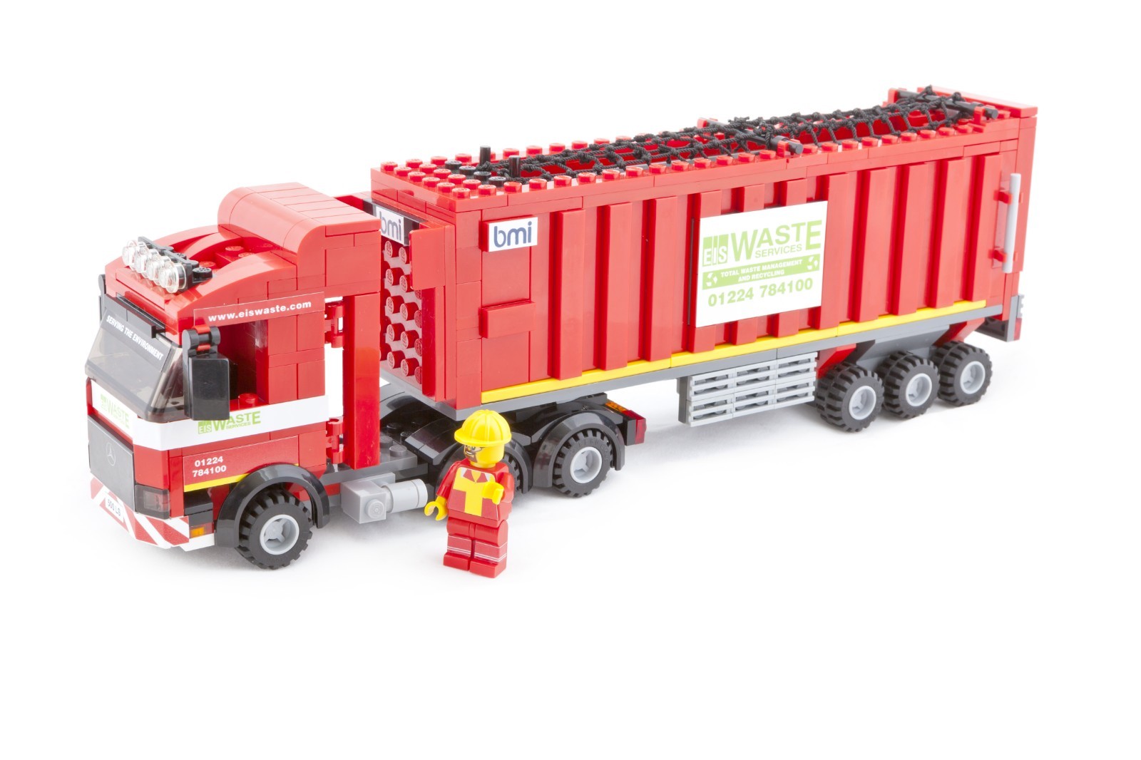 Edición limitada de los servicios de residuos EIS Articulado Camión Kit con ladrillos LEGO ® Edición limitada de los servicios de residuos EIS Articulado Camión Kit con ladrillos LEGO ®