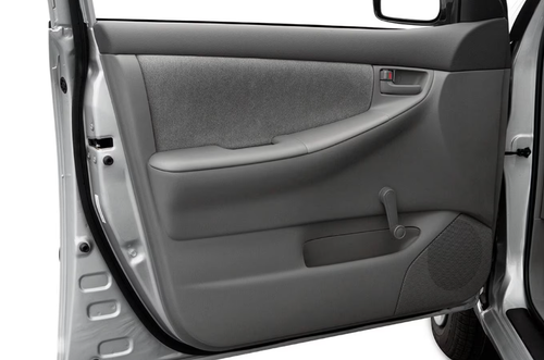 Fit For Toyota Corolla 2003-2008 Car Interior Door Panel Wrap Black Leather 4PCS - Foto 4 di 7