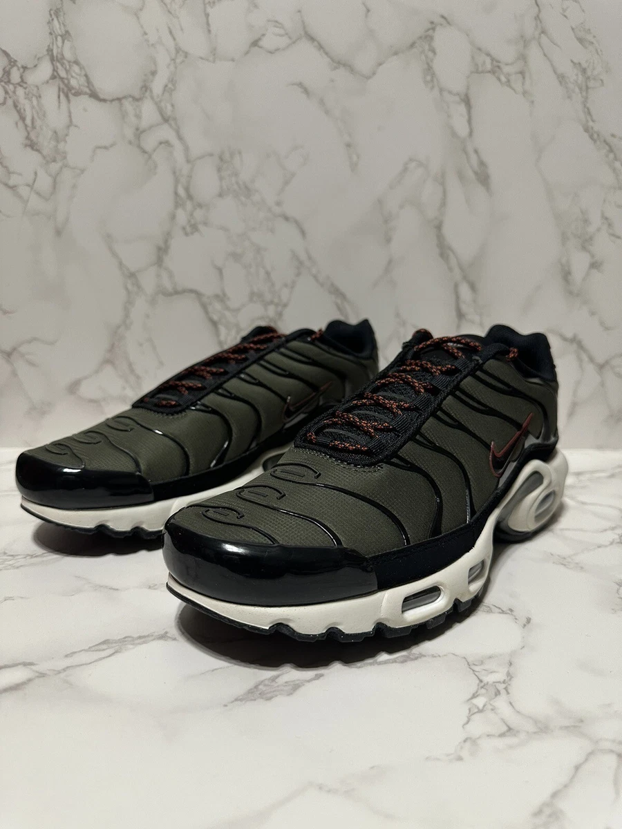 Nike Air Max Plus Tuned TN Cargo Khaki Black Phantom FB9722 300 sz 10 Men s