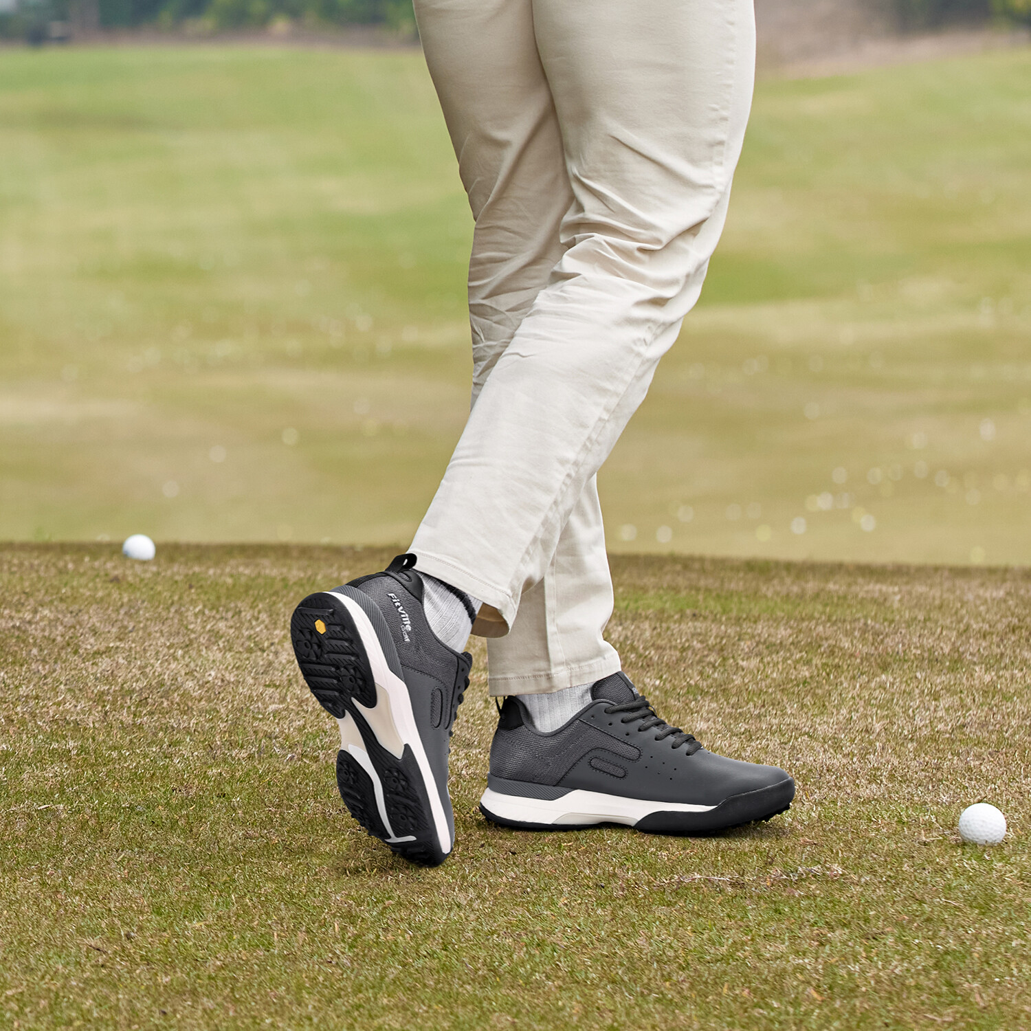 FitVille Extra Wide Men's Golf Shoes Professional Outdoor Waterproof