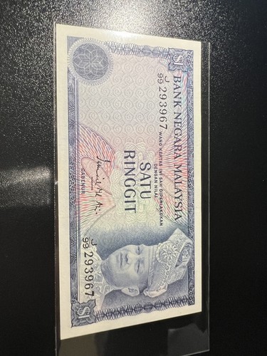 3 pcs au foxing Malaysia Banknote 1972 - Picture 2 of 10