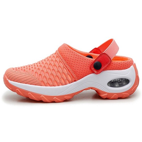 Scarpe da passeggio donna Mules sneakers slip on donna rete traspiranti zoccoli estivi - Foto 12 di 60