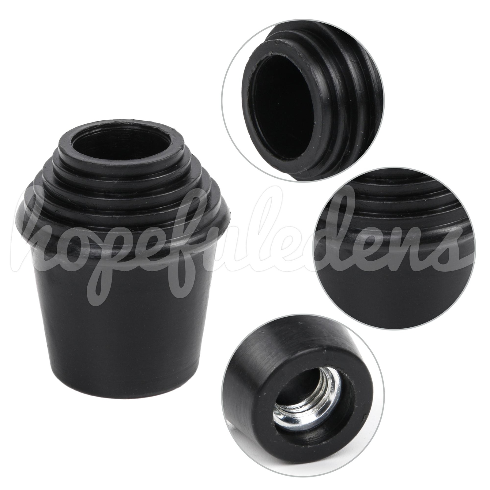 4pcs Black Rubber Bass Drum Threaded Feet Replacement for Gretsch, Tama eBay