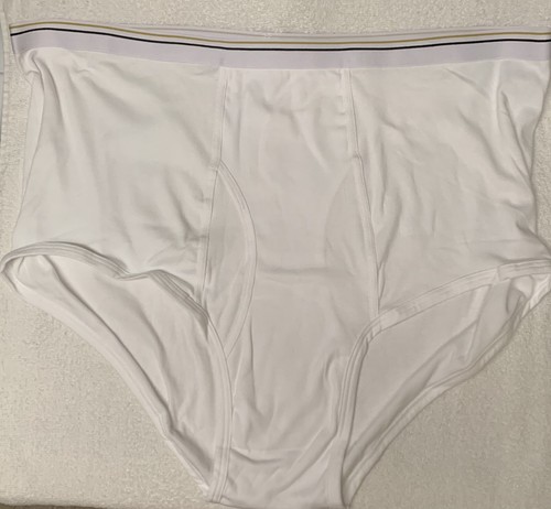 STAFFORD mens Classic Briefs size 54 cotton Full Cut 4-pack underwear JC Penney - Picture 4 of 5