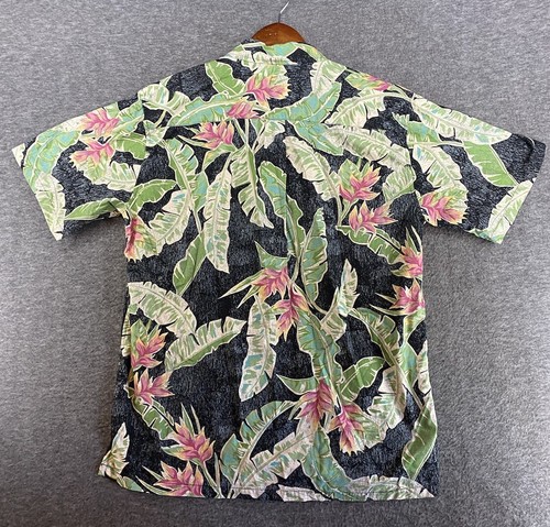 Cooke Street Shirt Men’s Size Medium Button Up Hawaiian Floral Short Sleeve - Picture 2 of 12