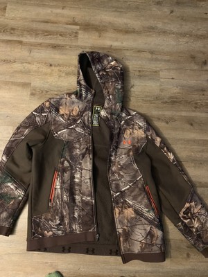 under armour fleece camo jacket