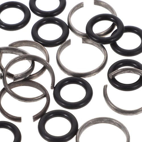 10 jeux de pinces de retenue anneau de clé remplacement ventes exceptionnelles ressort électrique homme anneaux clé