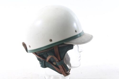 vecchio casco PERFETTO VOPO casco protettivo retrò casco moto taglia 56 circa - Foto 4 di 24