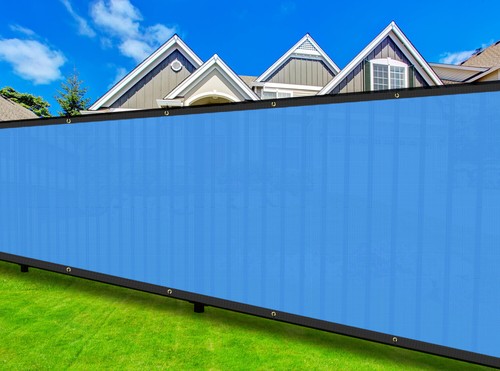 4' 5' 8' Privacy Fence Screen Windscreen Garden Yard Mesh Shade Cover w/ Ziptie - Picture 62 of 72