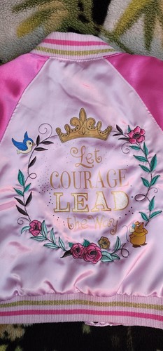 Disney Store Princess Varsity Jacket Girl Let Courage Lead the Way - Picture 4 of 4