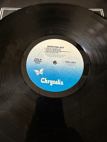 Jethro Tull Live Bursting Out CH2-1201 Gatefold Double LP Vinyl VG+ - Picture 3 of 3