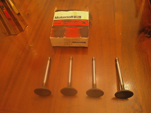 4 X GENUINE MOTORCRAFT/FORD ESCORT/ORION INLET VALVES NEW - Picture 2 of 4
