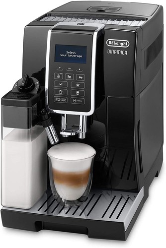 De'Longhi Dinamica ECAM 350.55.B Kaffeevollautomat mit Milchsystem Schwarz - Bild 1 von 2