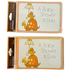 Vintage Gibson Baby Shower Invitations 16 Cards With Envelopes Orange Sealed