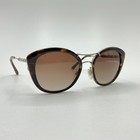 Burberry Womens Sunglasses Cat Eye Round Gradient Dark Havana Brown Novacheck