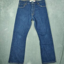 VTG Levi's 517 Bootcut Jeans Men 36x32 Blue Dark Wash Y2K 2005 Cowboy Western