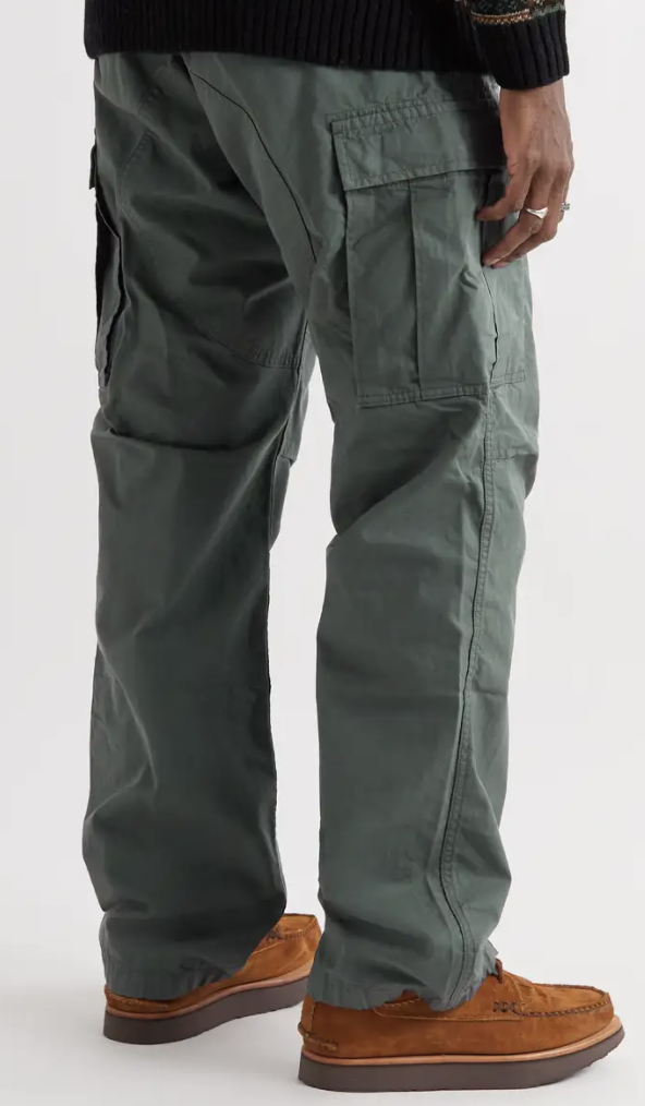 Visvim Green Jumbo Eiger Sanction Cargo Pants In Olive size Visvim Green Jumbo Eiger Sanction Cargo Pants In Olive size