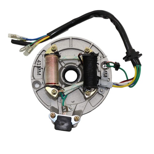 2 Coil Ignition Magneto Stator Plate for 50cc-125cc Taotao ATV Dirt Kick Bike - Picture 6 of 7