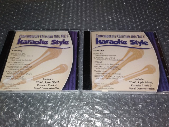 Contemporary Christian Hits Volume 5 + 7 Daywind Karaoke CD+G NEW Contemporary Christian Hits Volume 5 + 7 Daywind Karaoke CD+G NEW