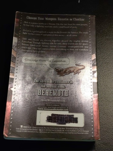 Leviathan by Scott Westerfeld (2010, Trade Paperback) - Picture 3 of 9